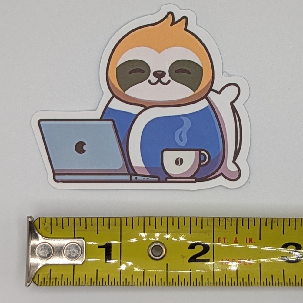 Sloth Sticker - Picture 2 of 2